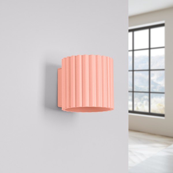 Aplică de perete piersică ø 10 cm Zora – Sollux-image-2