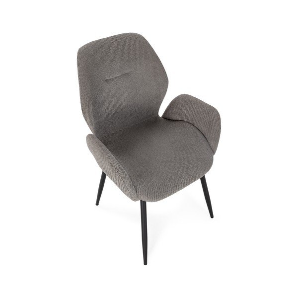 Set de scaune de sufragerie gri 2 buc. tapițat Ansu – Marckeric-image-3