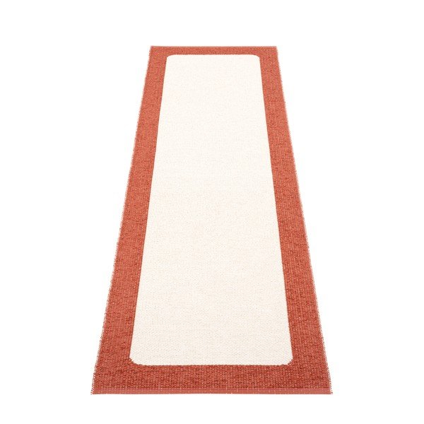 Covor tip traversă pentru interior și exterior cărămiziu/crem 70x240 cm Ilda Brick – Pappelina