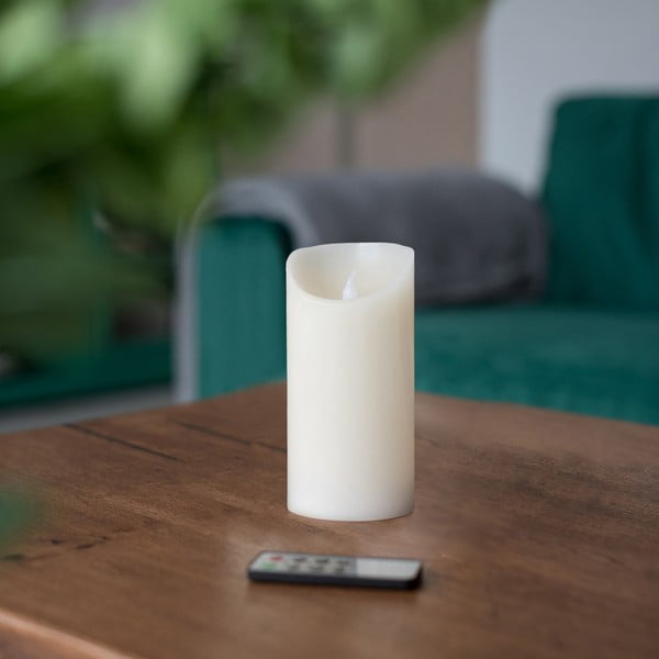 Lumânare cu LED și telecomandă DecoKing Subtle, înălțime 15 cm-image-1