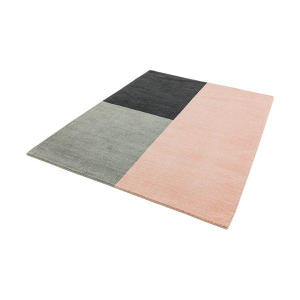 Covor Asiatic Carpets Blox, 200 x 300 cm, roz-gri-image-2