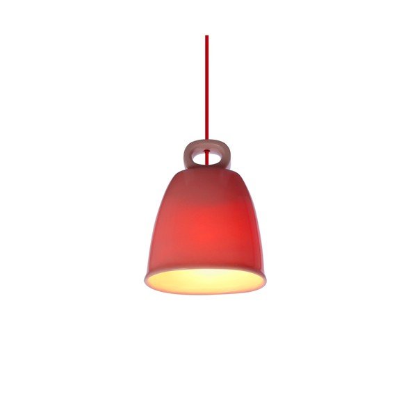 Lustră roz cu abajur din ceramică Sewilla – Candellux Lighting-image-2