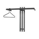 Cuier de perete negru din metal 65 cm Senza – Spinder Design