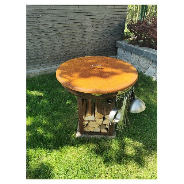 Capac pentru grătar din oțel L – Remundi-image-1