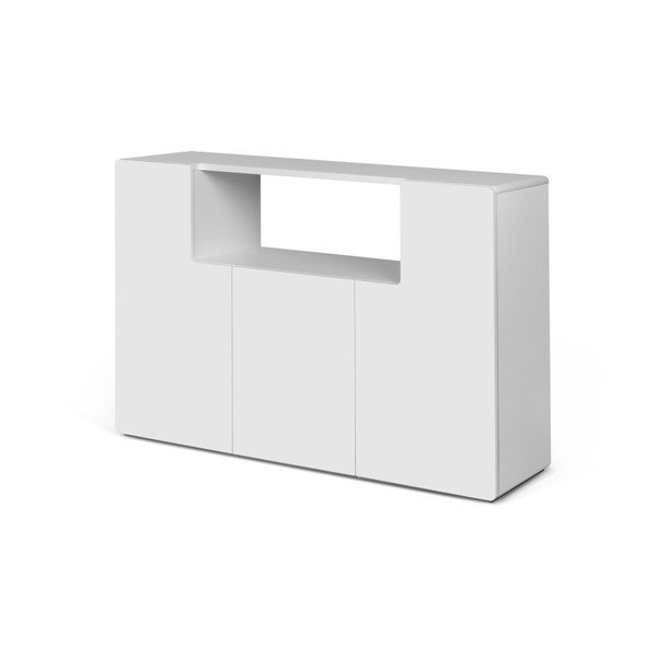 Comodă TemaHome Jade, alb lucios-image-3