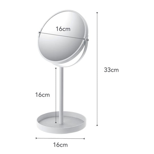 Oglindă cosmetică ø 17,5 cm Tower – YAMAZAKI-image-4