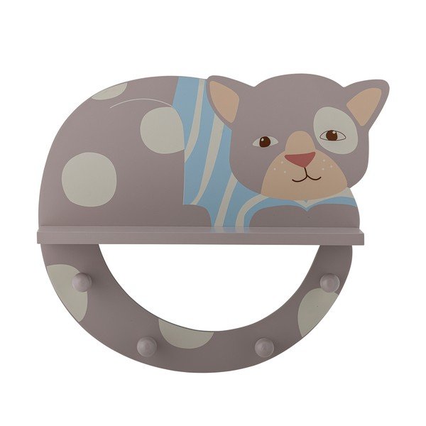 Cuier pentru copii gri pentru perete 36x31 cm Mille – Bloomingville Mini-image-3