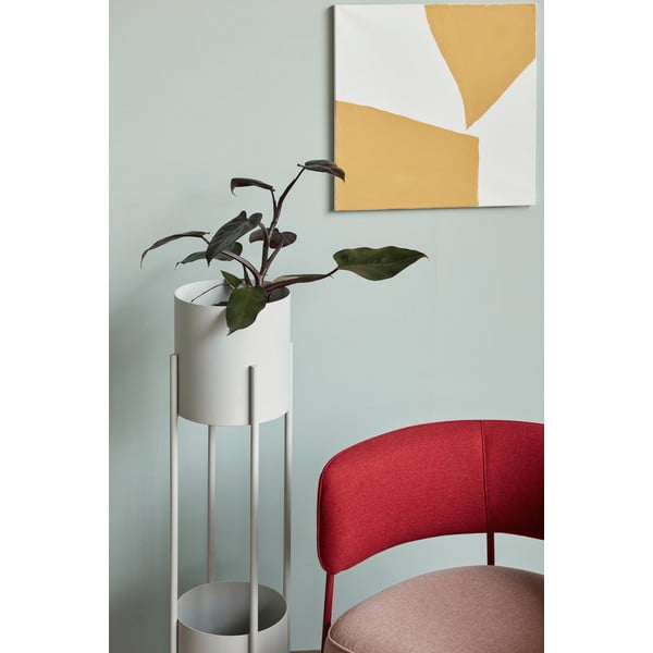 Suport metalic pentru ghivece Hübsch Stand, înălțime 1 m, alb-image-2