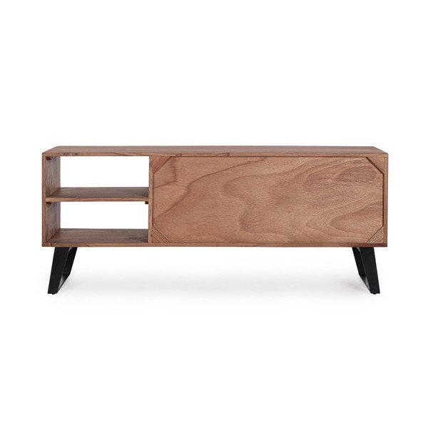 Comodă TV în culoare naturală din lemn de acacia 145x60x40 cm Isar – Bizzotto-image-3