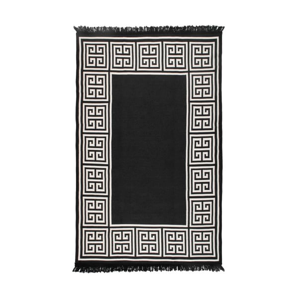 Covor reversibil Cihan Bilisim Tekstil Athena,120 x 180 cm, bej-negru
