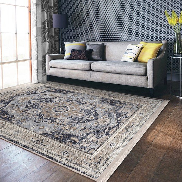 Covor gri de tip traversă 80x200 cm – Mila Home-image-3