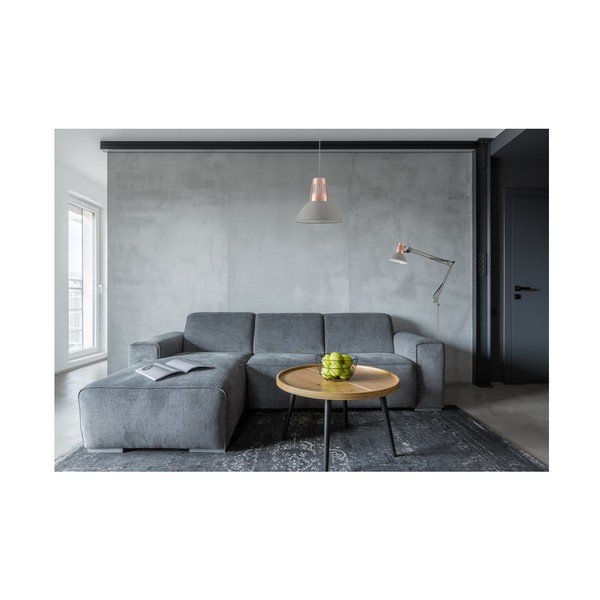 Lampadar gri cu abajur din metal Artemia F – GTV-image-3