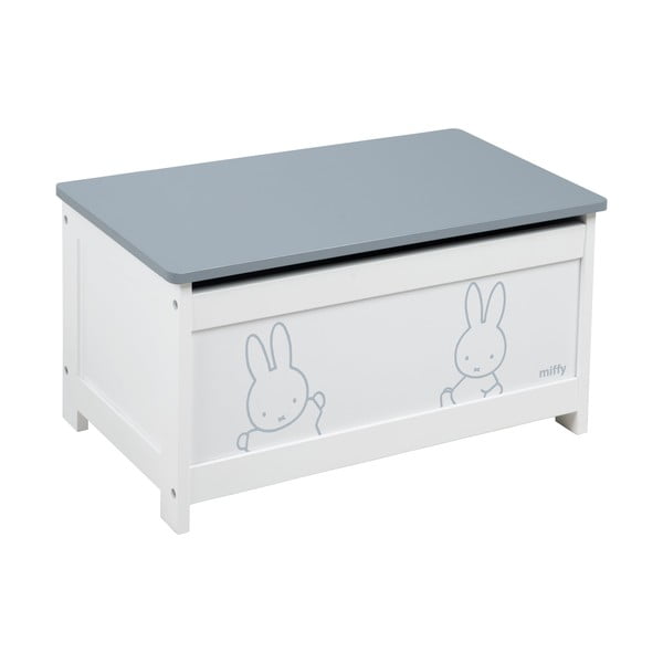 Cutie de depozitare pentru copii  albă 60x32x30 cm Miffy – Roba