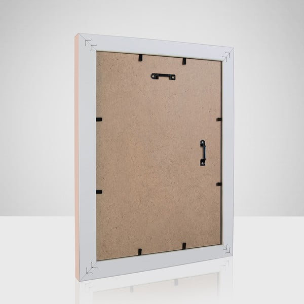 Ramă foto roz-deschis de perete din plastic 34x44 cm  -image-1