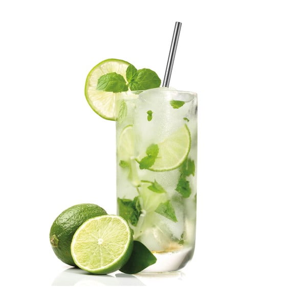 Set 4 paie din inox și perie pentru băuturi Westmark-image-1