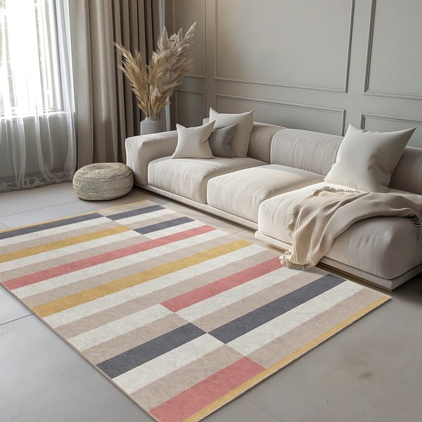 Covor lavabil 160x230 cm Rosy Bandas – Mila Home-image-1