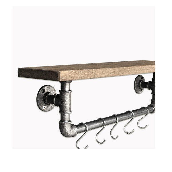 Raft suspendat din lemn Raff Pipe-image-2
