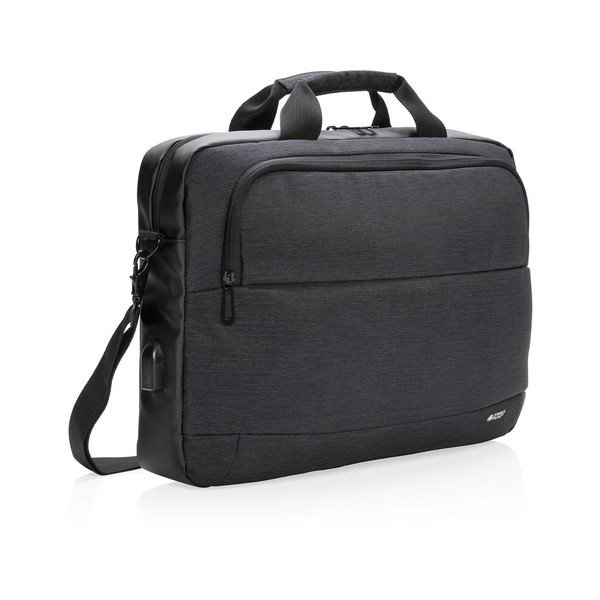 Geantă pentru laptop 15'' Swiss Peak, negru, 8 l
