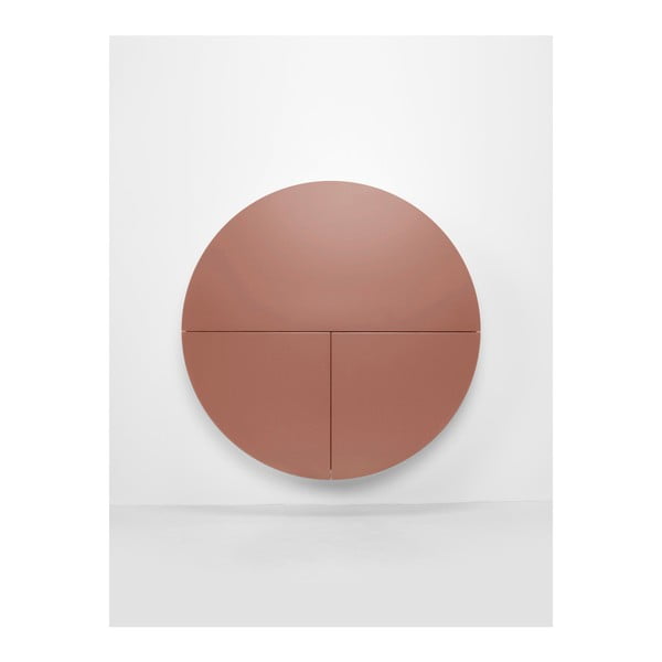 Masă multifuncțională de perete EMKO Pill, roz-alb