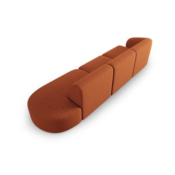Canapea portocalie 302 cm Shane – Micadoni Home-image-3
