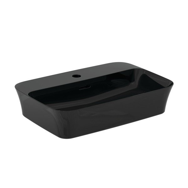 Chiuvetă negru-ucios din ceramică 55x38 cm Ipalyss – Ideal Standard