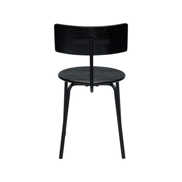 Scaune de dining negre 4 buc. Koi – Hübsch-image-3