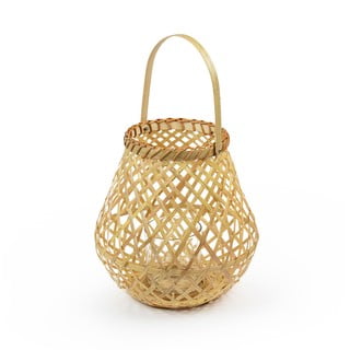 Felinar din bambus Compactor Bamboo Lantern, ⌀ 25 cm, natural