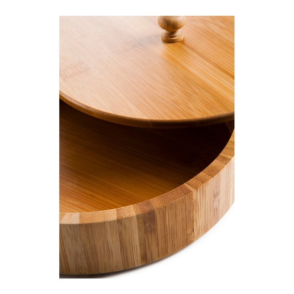 Cutie depozitare din lemn de bambus pentru tortilla Bambum Pekit, 20 x 20 cm-image-1