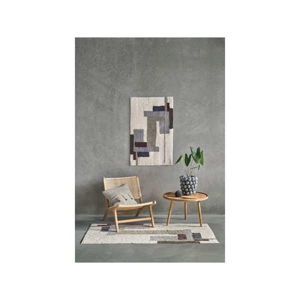 Covor gri/bej 70x110 cm Laerk – Villa Collection-image-1