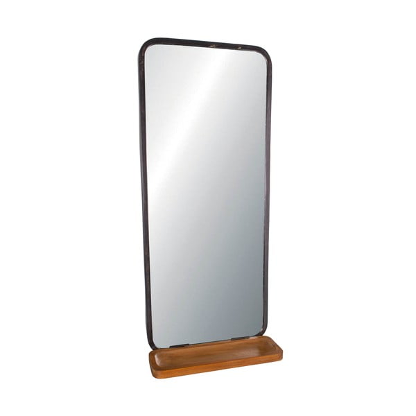 Oglindă de perete cu raft 33.5x76.5 cm – Antic Line