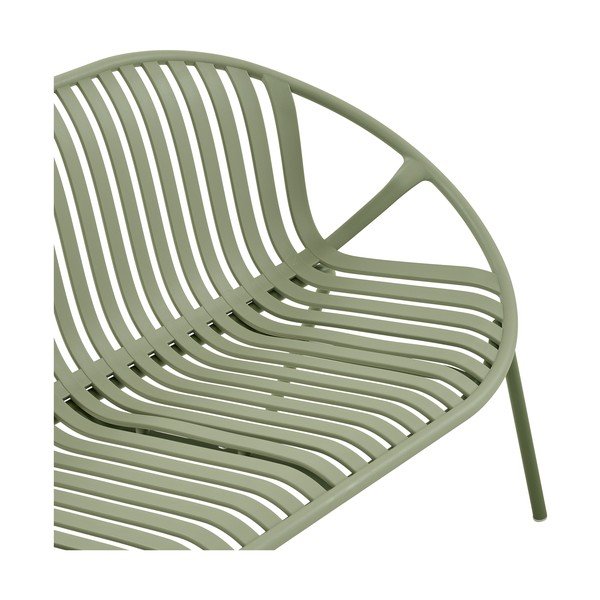 Set mobilier de grădină verde din plastic pentru 4 persoane Saly – House Nordic-image-3