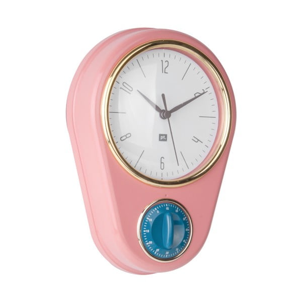 Ceas și cronometru pentru bucătărie PT LIVING, roz