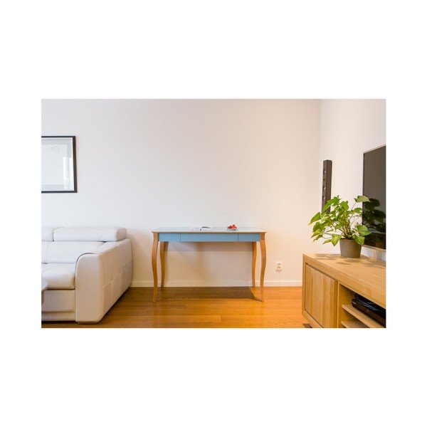 Birou Ragaba Lillo, lungime 105 cm, turcoaz deschis-image-4