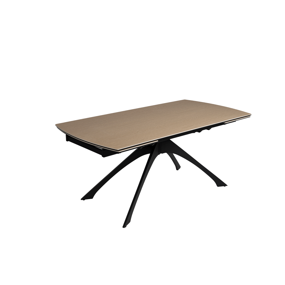 Masă de dining extensibilă cu blat suplimentar 90x180 cm Rocía – Ixia