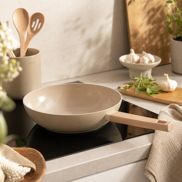 Tigaie tip wok cu suprafață ceramică ø 30 cm Ecrina – Orion-image-2