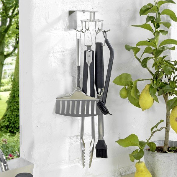 Organizator de bucătărie autoadeziv din oțel inoxidabil – Maximex-image-1