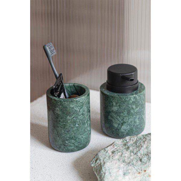 Suport pentru periuța de dinți verde închis din marmură Marble – Mette Ditmer Denmark-image-2