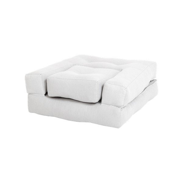 Fotoliu variabil pentru copii cu taburet Karup Design Mini Cube Grey-image-3