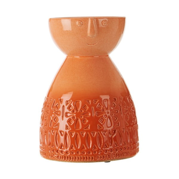 Vază din gresie ceramică Premier Housewares Mimo, portocaliu