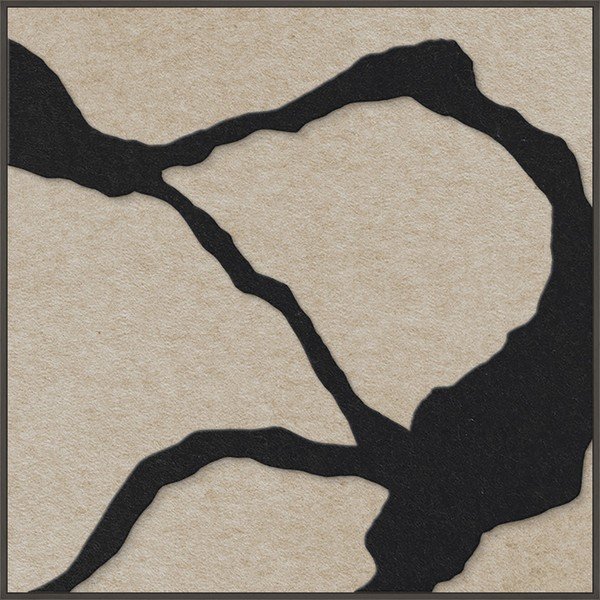 Tablou cu ramă/acustic 3D 102x102 cm Quiet Friction 1 – Malerifabrikken