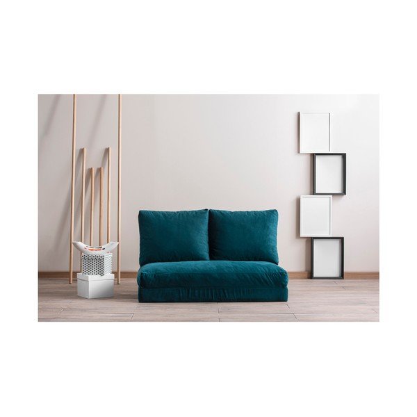 Canapea în culoarea petrolului extensibilă 120 cm Taida – Balcab Home-image-1