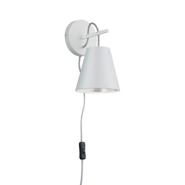 Aplică de perete albă ø 15 cm Andreus – Trio