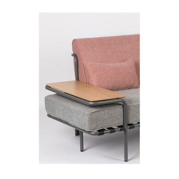 Canapea Zuiver Star, gri - roz-image-1