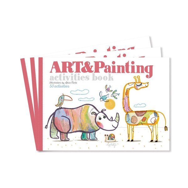 Caiet de activități și colorat Londji Art