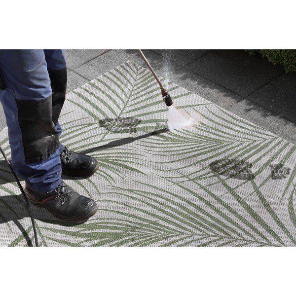 Covor exterior Ragami Flora, 200x290 cm, verde - gri-image-4