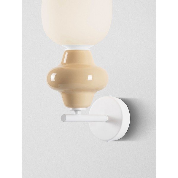 Aplică de perete albă din ceramică Clio – Nova Luce-image-4