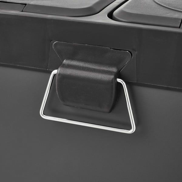 Coș de gunoi de reciclat/cu pedală din oțel inoxidabil 30 l Litros – Casa Selección-image-2