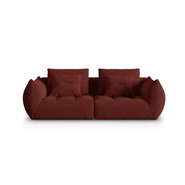 Canapea roșie 232 cm Bloom – Micadoni Home