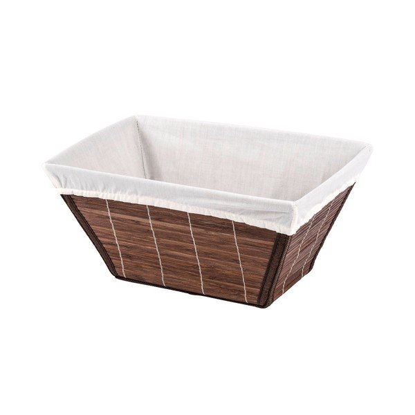 Coș din bambus Wenko Bamboo, lățime 31 cm, maro