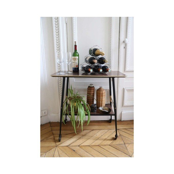 Suport metalic pentru sticle de vin Compactor, gri-image-1